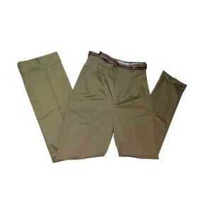 Vintage White Fish Bay Pants Creased 1980's Tan Womens 11/12